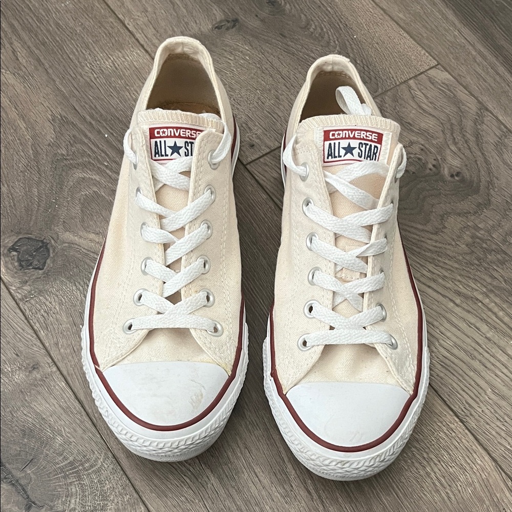 Converse All Star Off-White Canvas Sneakers